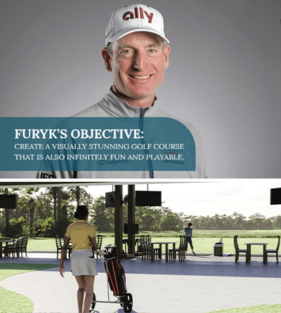 Jim Furyk and the golf course