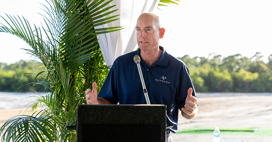 Jim Furyk's new course - Jim himself talking about Glynlea