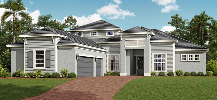 Exterior rendering of home for Glynlea Country Club Homes