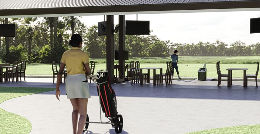 Florida Golf Club driving range - port st lucie