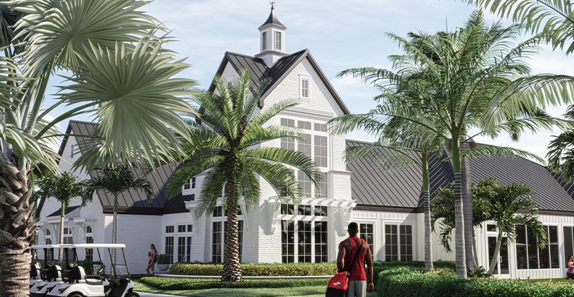 Glynlea Golf Club rendering of amenity center