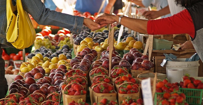 Healthy farmers markets