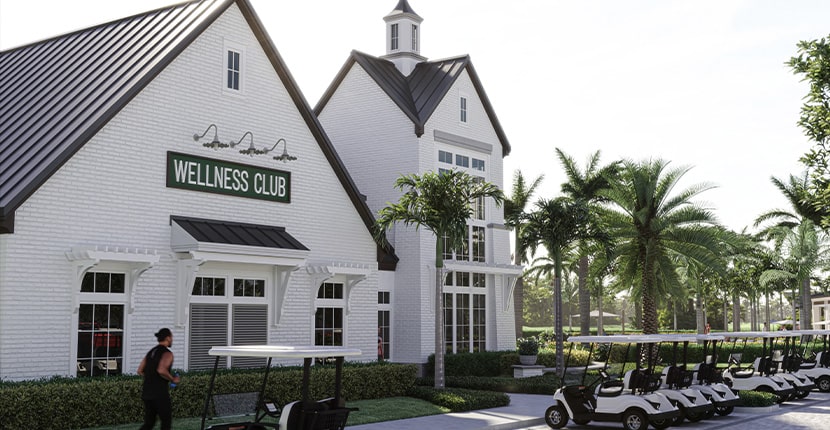 Rendering of the Glynlea Wellness Club in Port St. Lucie