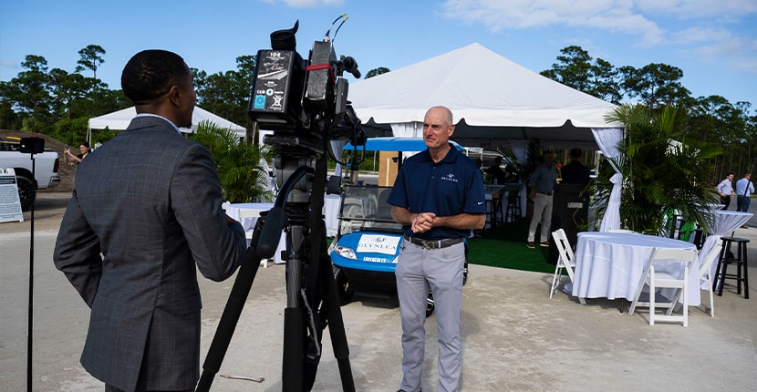 Jim Furyk Interview about Glynlea Country Club in Port St. Lucie