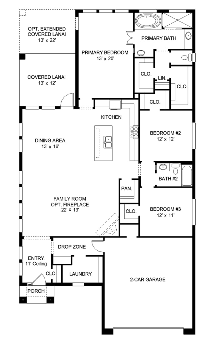 Floorplan image of Perry - 2011F
