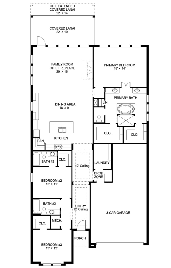 Floorplan image of Perry - 2200F