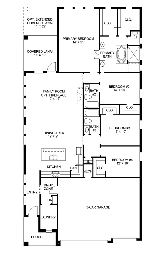 Floorplan image of Perry - 2262F