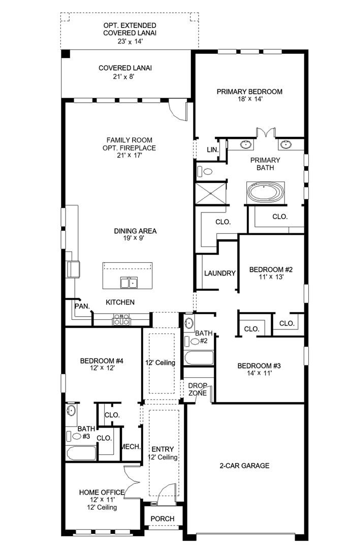 Floorplan image of Perry - 2555F