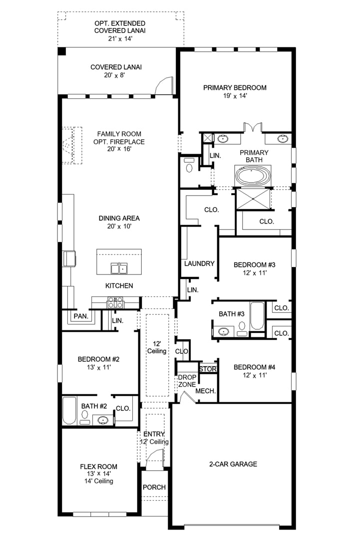 Floorplan image of Perry - 2566F