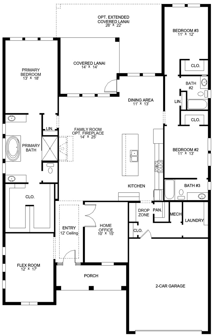 Floorplan image of Perry - 2547F