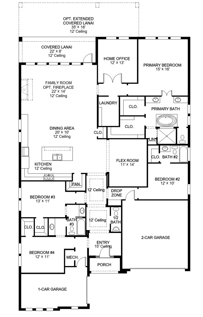 Floorplan image of Perry - 2844F