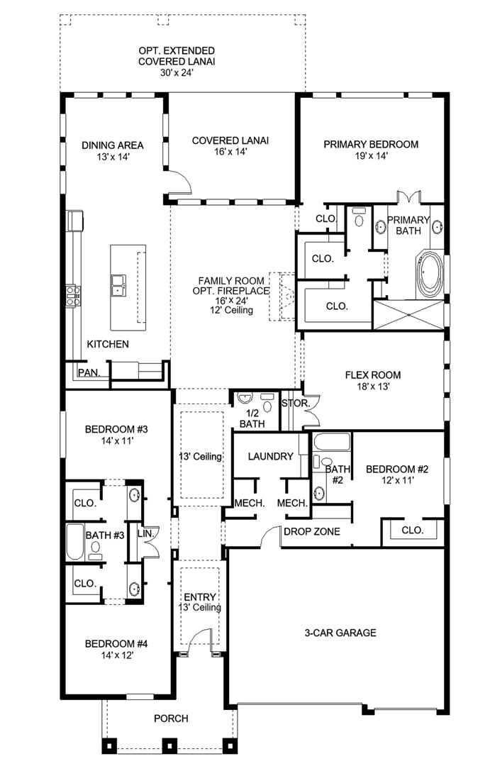 Floorplan image of Perry - 3087F