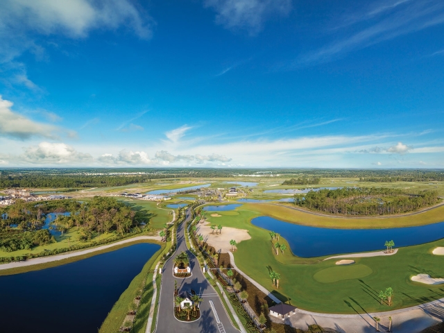 aerial of the glynlea community