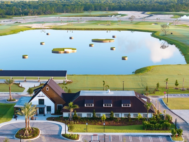 Aerial of the Amenity Center