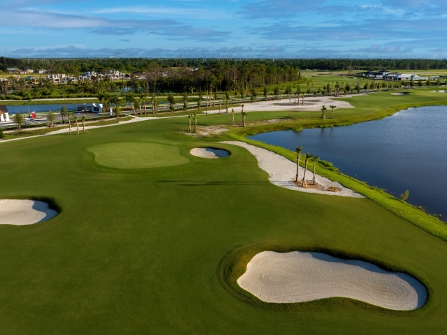 aerial of Port St Lucie Golf Course