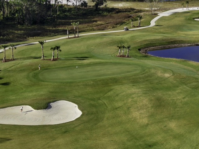 florida golf course aerial 