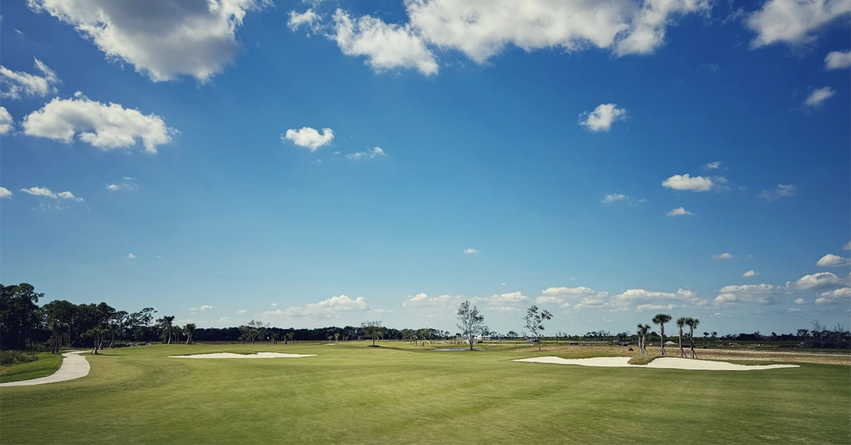 wide shot of Jim Furyk's new golf course at Glynlea Country Club