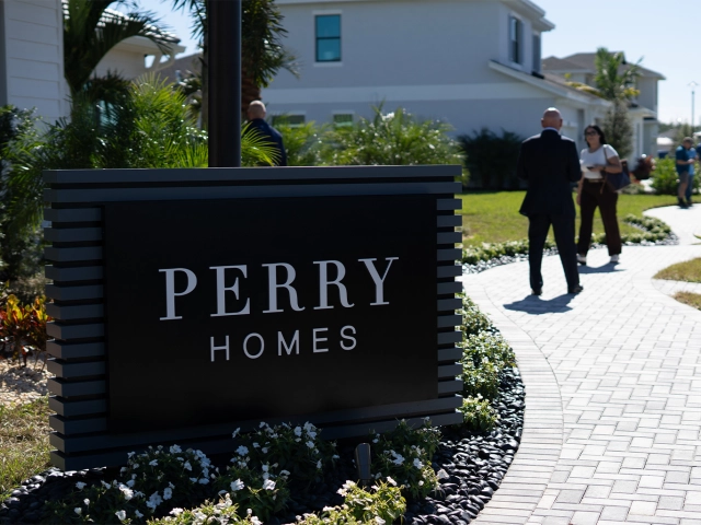 Grand opening for Perry Homes 6