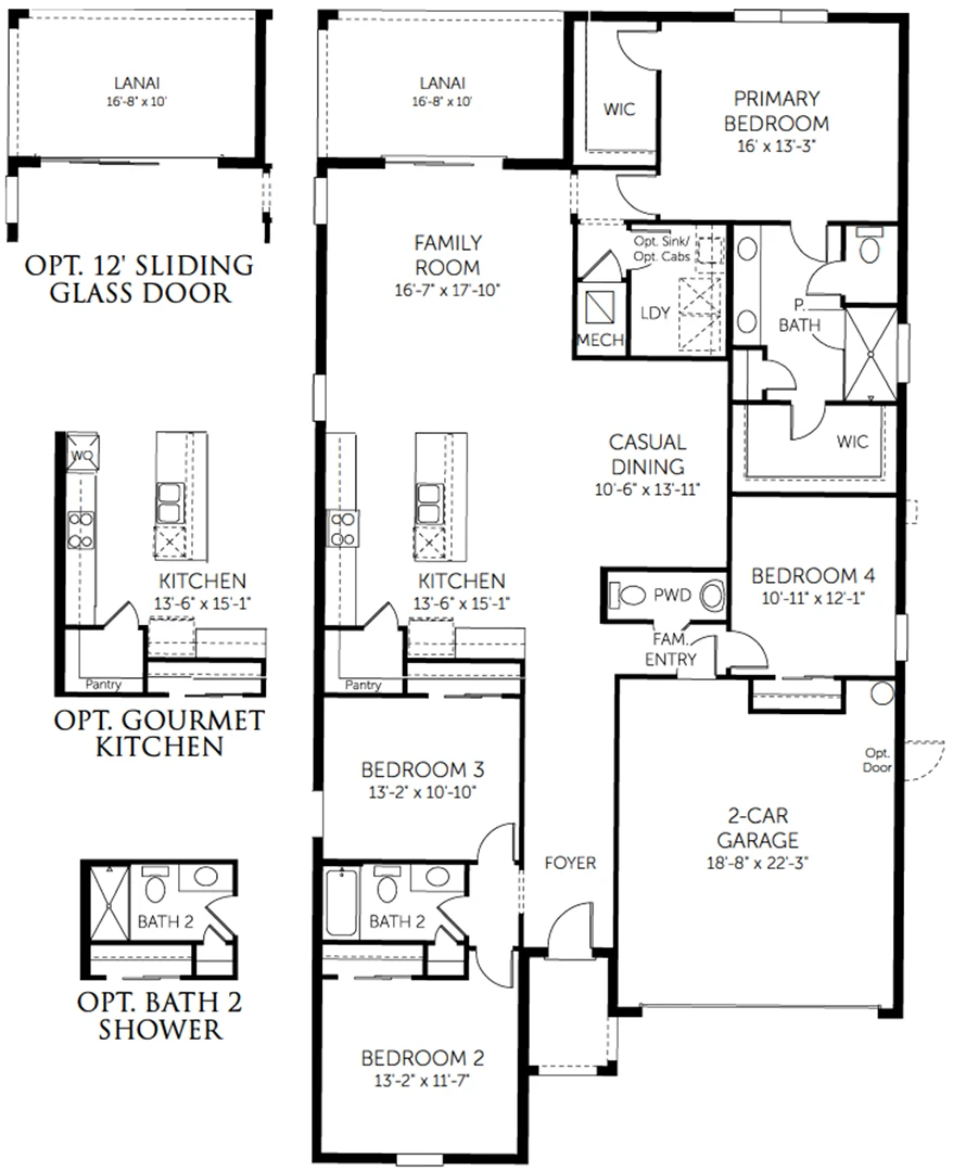 Floorplan image of Dream Finders Homes - Ravenna