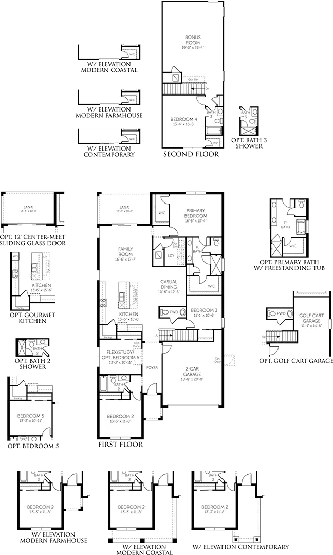 Floorplan image of Dream Finders Homes - Ravenna II