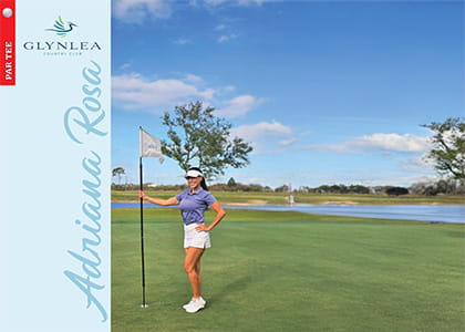 Glynlea Country Club featured in Golf Central Magazine Cart Girl of the Month