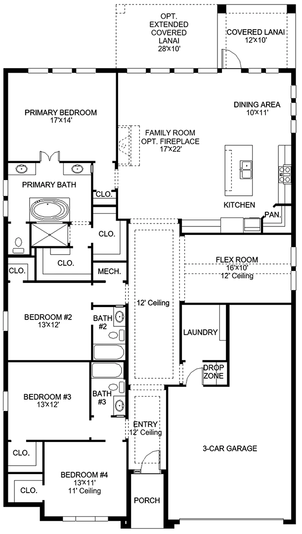 Floorplan image of Perry - 2546F